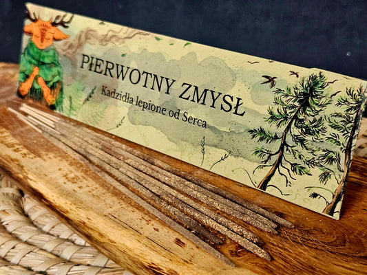 7 szt. ,,Połączenie'' etyczne palo santo i bursztyn bałtycki z ręcznego zbioru